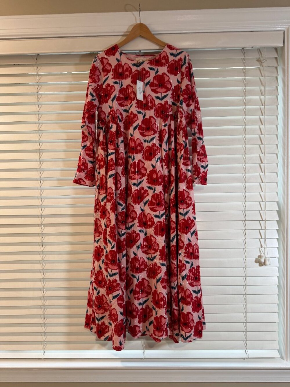 Pink Chicken Ines Dress Crystal Rose Floral NWT Size S